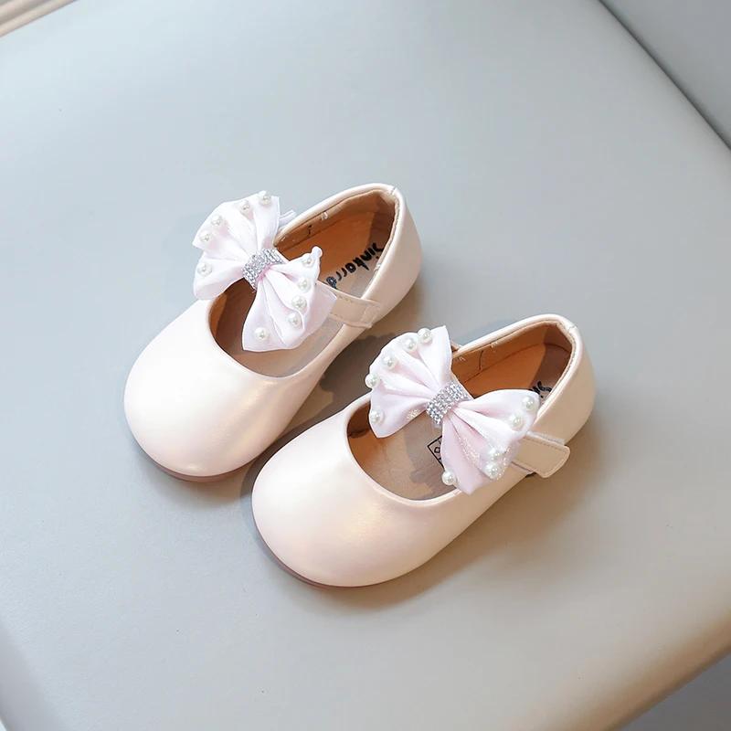 

Девочки Шикарные Балетки для Свадебной Вечеринки Классические Простые Элегантные Детские Туфли для Платья с Кружевным Бантом Принцесса Милые Детские Мэри Джейн 21 розовый