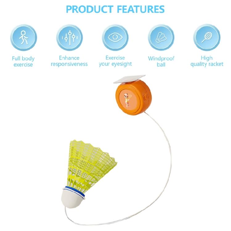 Automatic Rebounds Badminton Trainer Single Player Badminton Trainer Professional Stretch Badminton Training Tool