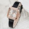 Klein Vierkant Koud Wind Niches Eenvoudig Student Kwarts Horloge Dames Trend Mode Temperament Horloge Partij