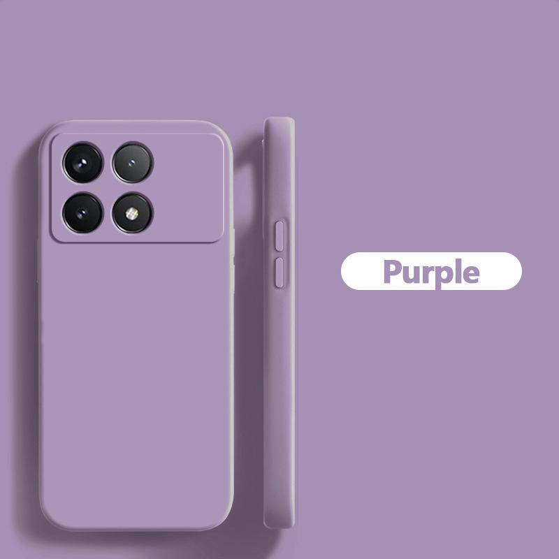 Для Poco X6 Pro Роскошные жидкие силиконовые мягкие чехлы для телефонов For Poco X6 5G