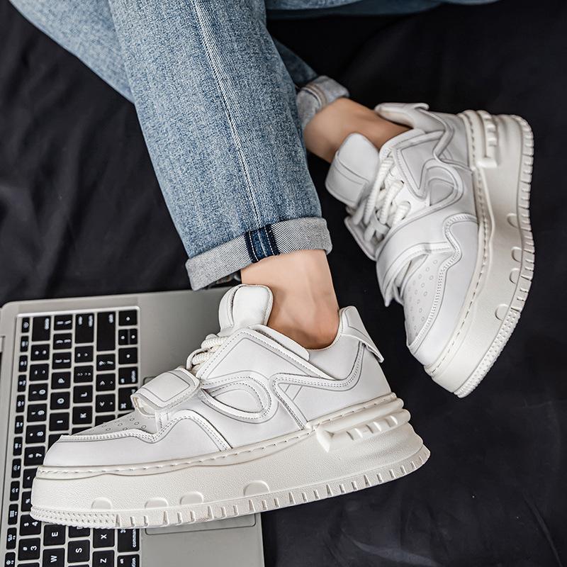 Thick Baseplate Shoes Niche Design 22 Autumn and Winter New Heightening Casual Sports Shoes