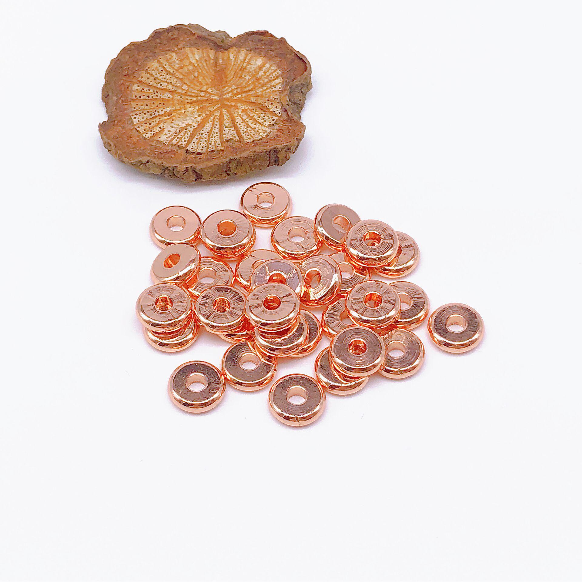 

Гладкие круглые бусины-разделители с наполнением из 18-каратного золота для изготовления ювелирных изделий своими руками 2.5mm