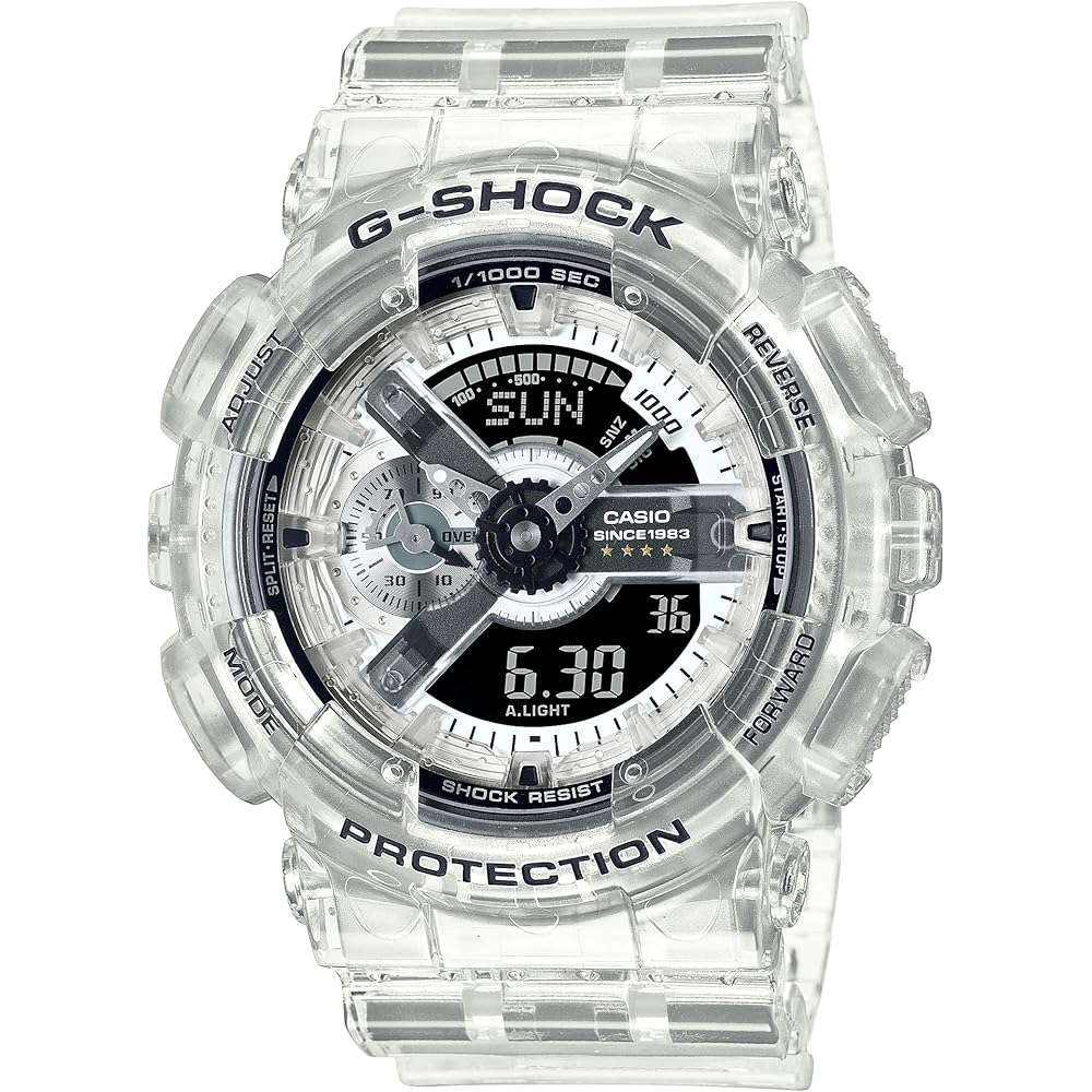Casio G-Shock GA-114RX-7A Analog-Digital Watch Water Resistant Shock Resistant White