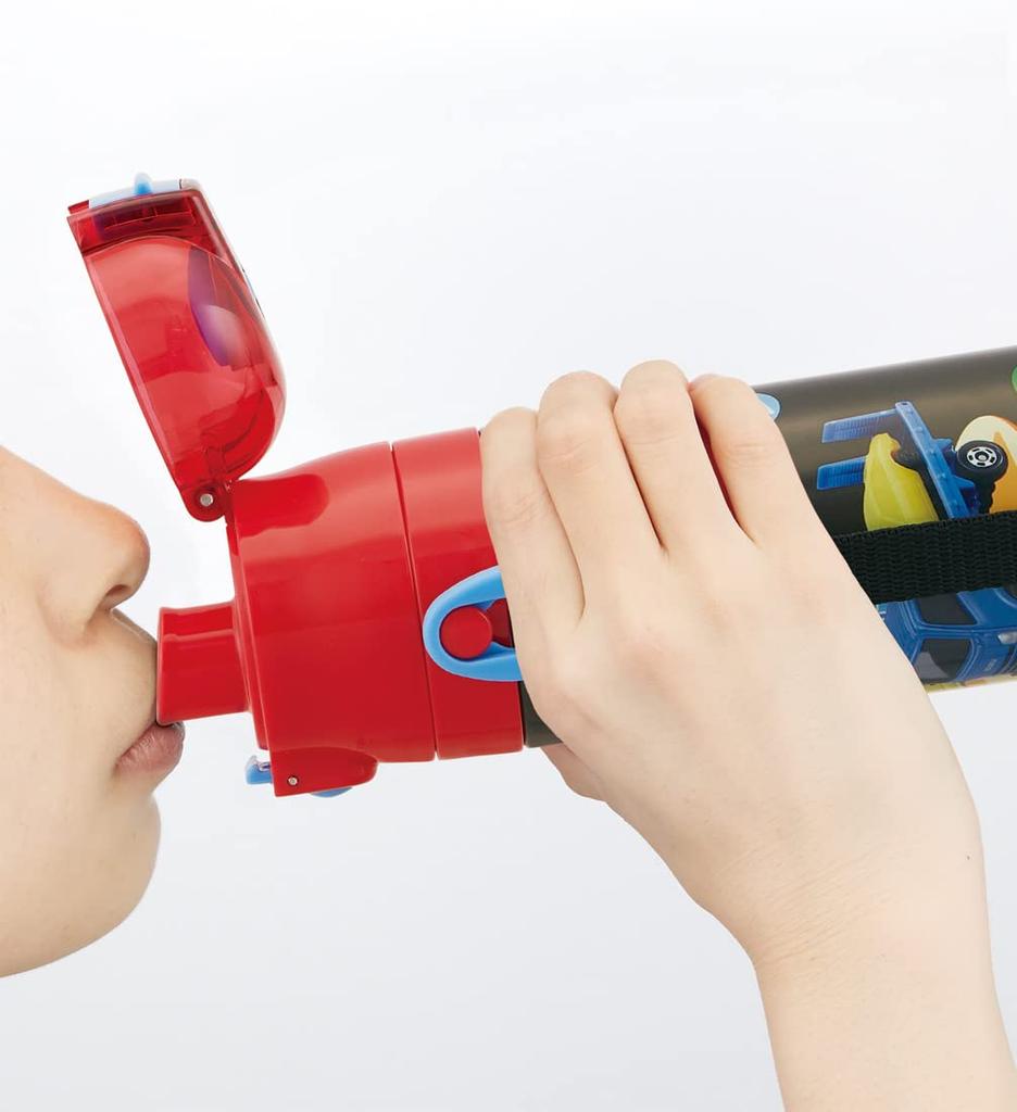 Skater Stainless Steel Water Direct Tomica Kids' Bottle, Drinking, 470ml, 22, Boys', SDC4-A