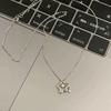 Dangling Star Necklaces Women Girl Hollow Star Pendant Necklaces Fashion Party Jewelry Alloy Material for Women Girls