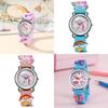 Wasserdichte Cartoon-Quarz-Kinderuhr mit PVC-Armband für Spiel und Schulgebrauch