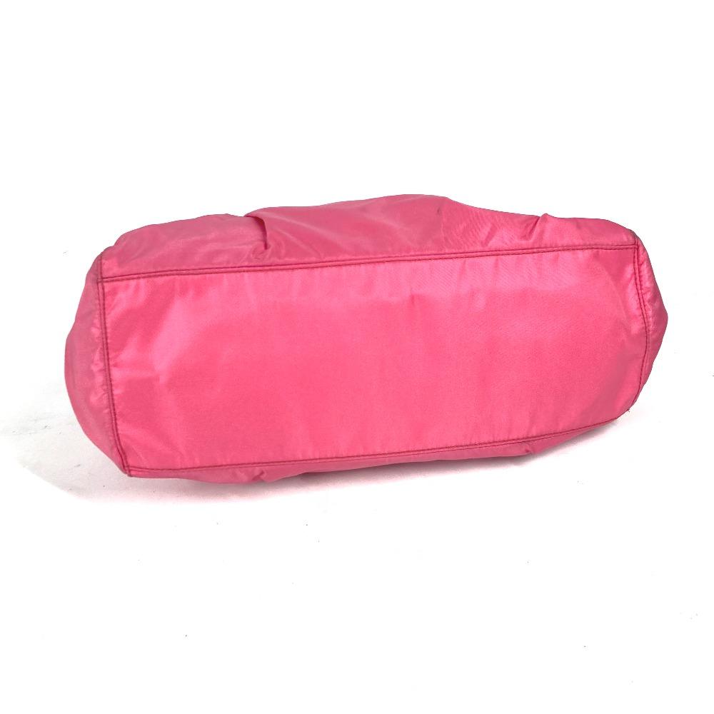 PRADA Shoulder Bag Bag Logo ribbon 2WAY bag Hand Bag Nylon pink
