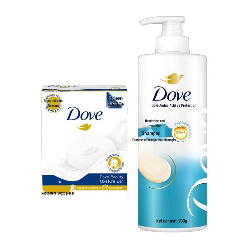 

Dove Nourishing Moisture Shampoo & Cream Bar Set