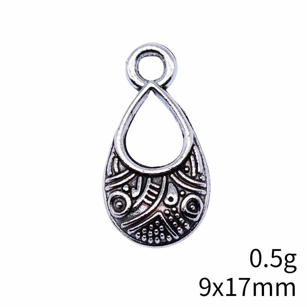 Mother's Day Charms For Bags Wave Water Drop Swirl Charms Pendant Audience Bag Pendant