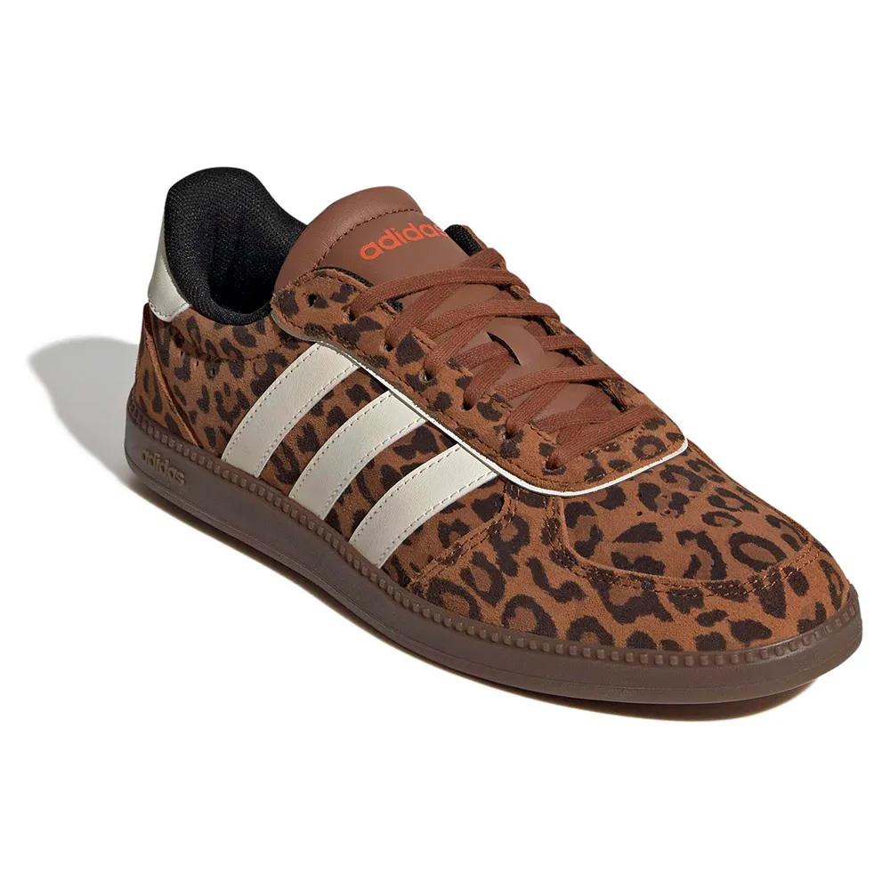 Adidas breaknet sleek sneakers leather synthetic brown