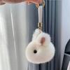 Fashion Portable Rabbit Bag Pendant Multipurpose Mini Bunny Fur Hairball Easy To Use Bunny Keychain Bag