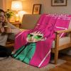 Throw High-Density Short Plush Blanket For Sofa Nap Air-Conditioned Room Soft Skin-Friendly The Disastrous Life Of Saiki K Anime