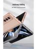 Samsung Fold4 Leather Stand Case - Creative, Foldable, Drop-proof Design