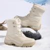 Übergröße Wasserdichte Winter-Outdoor-Damenstiefel Anti-Rutsch Gummi-Knöchelboots Für Damen Schneestiefel Warme Winterschuhe