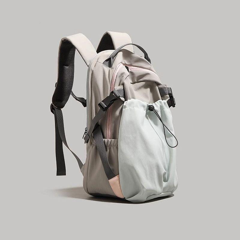 Nylon-Rucksack modisch große Kapazität leichter Rucksack Schulranzen für Mittelschüler Tasche für Kurztrips