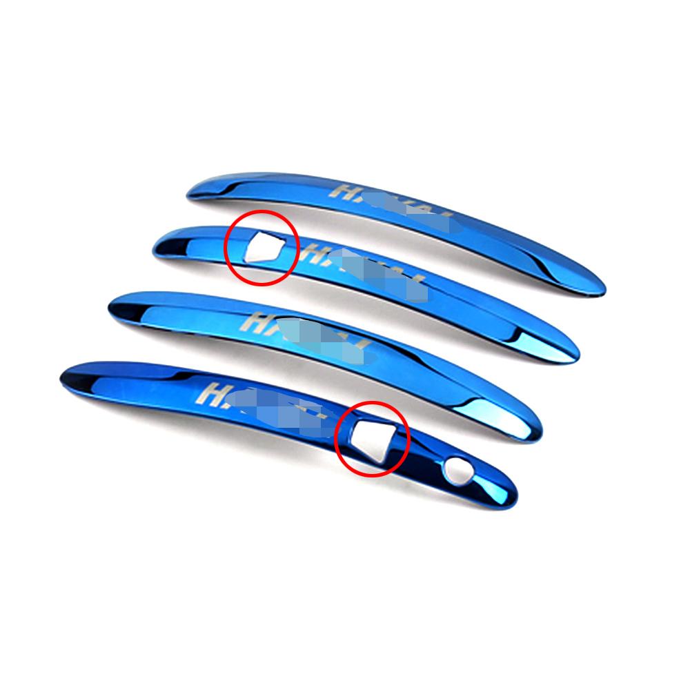 For Haval H6 2018-2024 Car Exterior Modify Door Handle Cover Side Door Bowl Trim Stainless Steel Decoration Protection Sticker