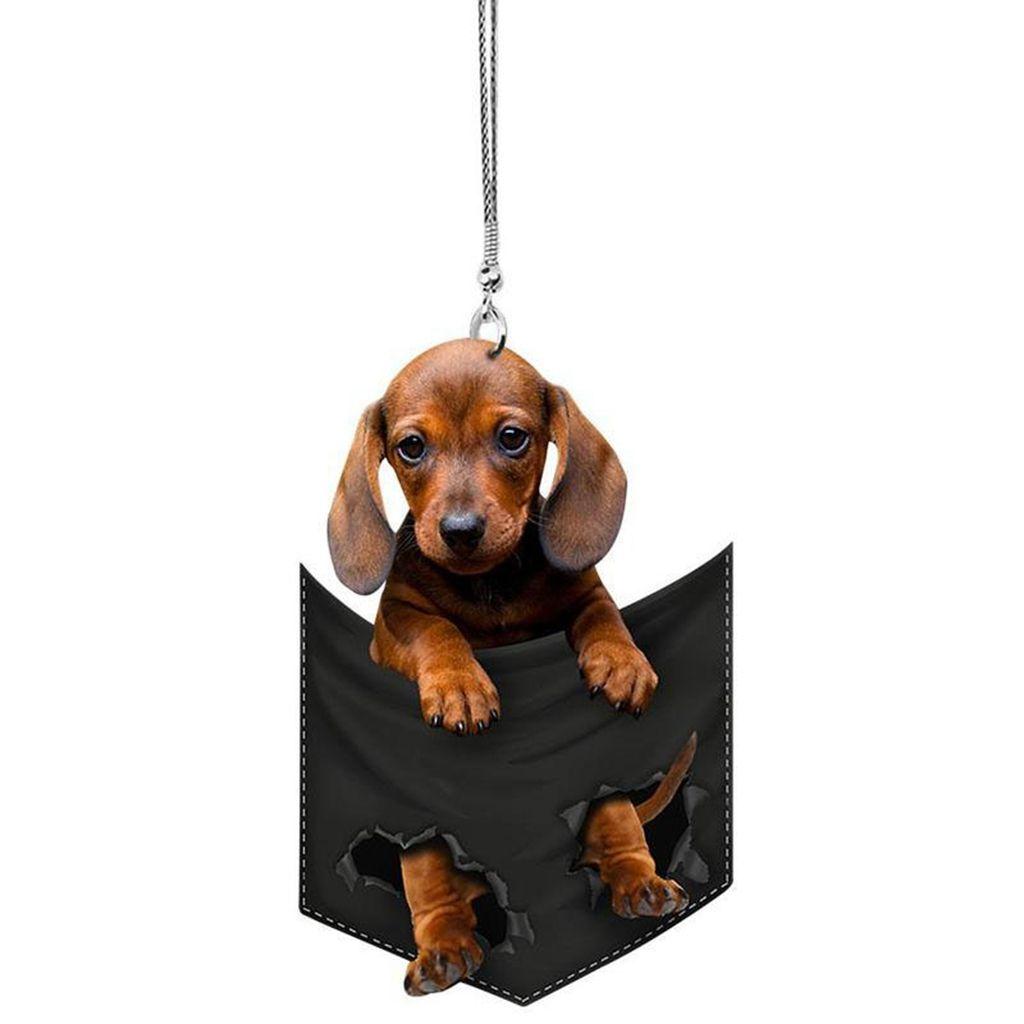 1Pc Simulation Mini Hound Pet Dog Miniature Figurine Animal Model Figures Children Educational Toys Home Fairy Garden Decoration