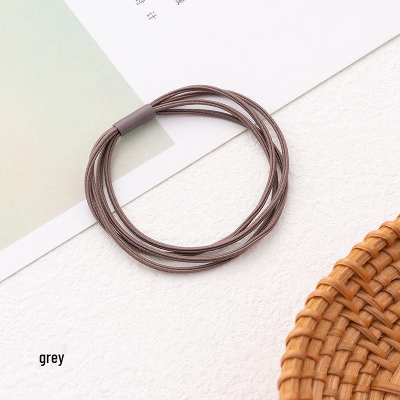Korean Style High-Elastic Seamless Hair Tie for Ponytails