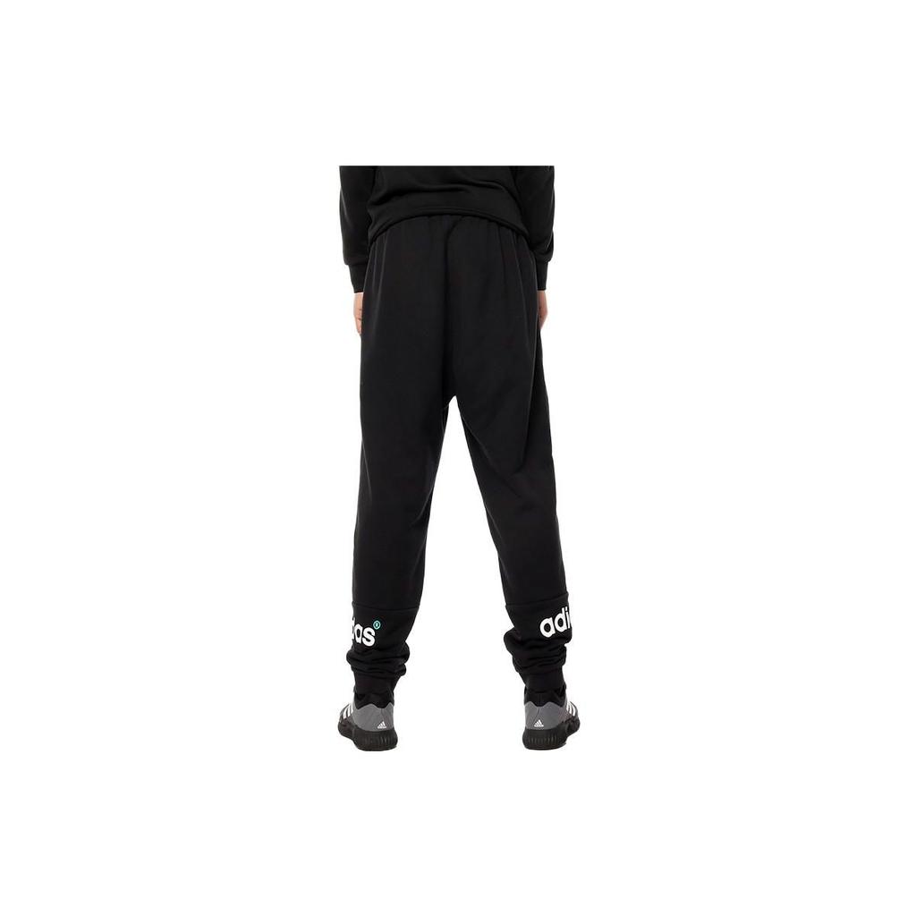 Adidas Originals Trefoil Letter Logo Printed Cuffed Sweatpants Men Bottoms Black FH7916