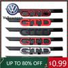 WHAQY1 2026 Hot For VOLKSWAGEN VW 1pcs ABS GTI GTD Badge Decoration Car Front Hood Grille Replacement Type For Volkswagen VW Golf 8 Rli