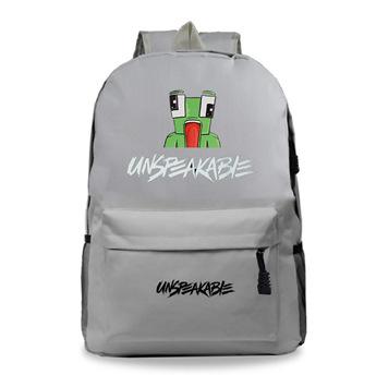 Backpack, Various Styles, Cartoon Heat Transfer, Digital Printing, Backpack, Large-Capacity Student Schoolbag