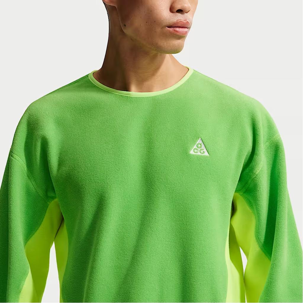 Nike ACG Wolf Tree FW25 Polartec Lightweight Fleece Crewneck Loose Long Sleeve Sweatshirt Men sweatshirt HV1118-307