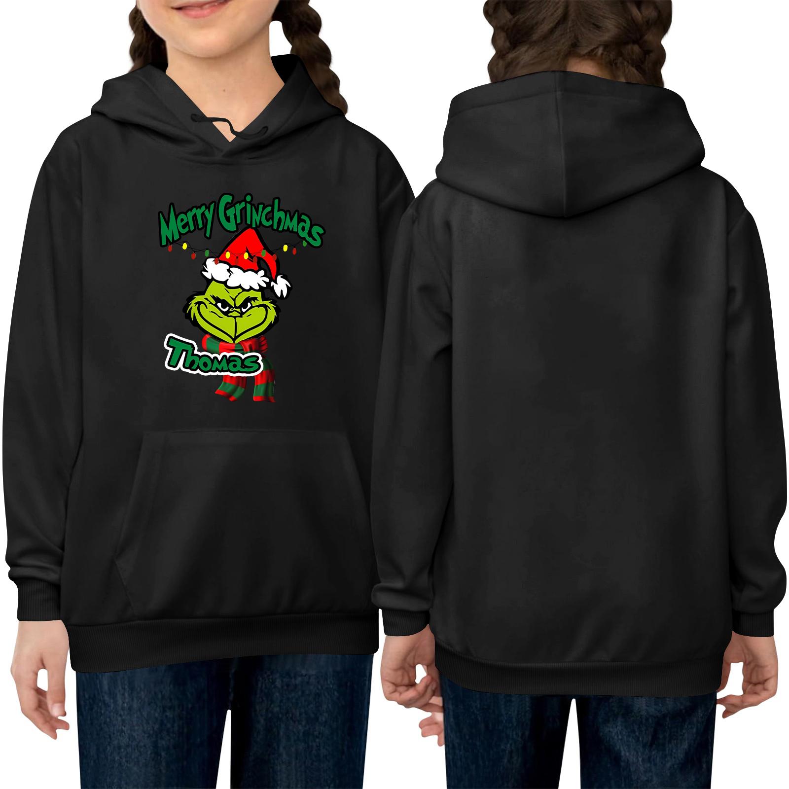 

Детское худи пуловер свободного кроя с длинными рукавами, кулиской и однотонной расцветкой 140