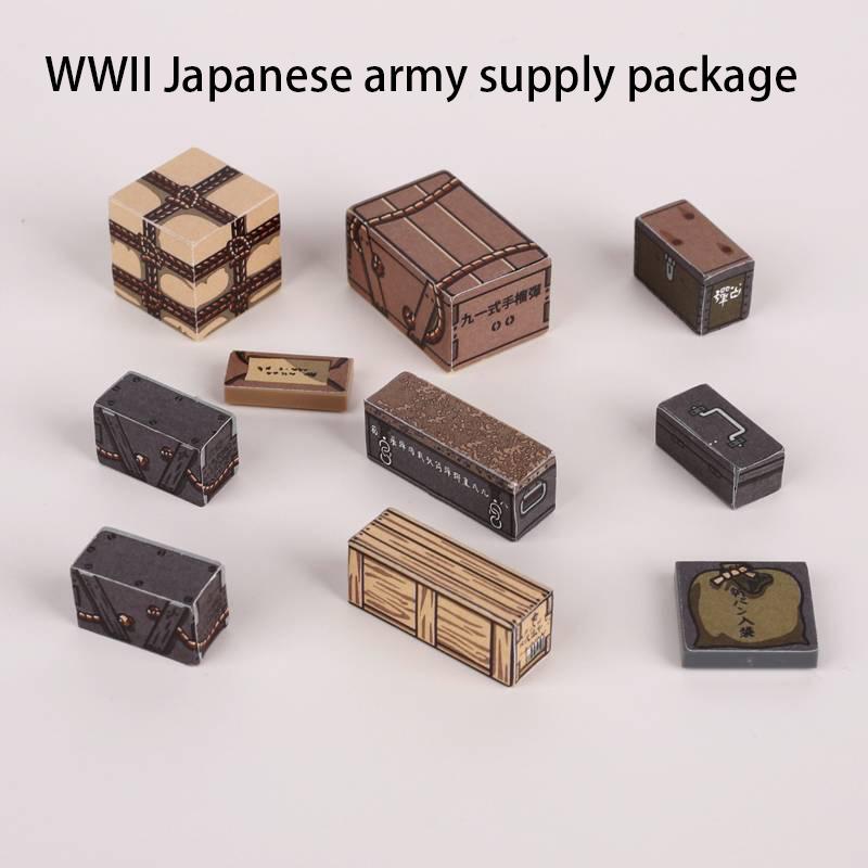 Military Soldier Building Block Figure British US Snow Camouflage Troop MP40 M1A1 Motorcycle Accessories Toys Gift Brick Z02