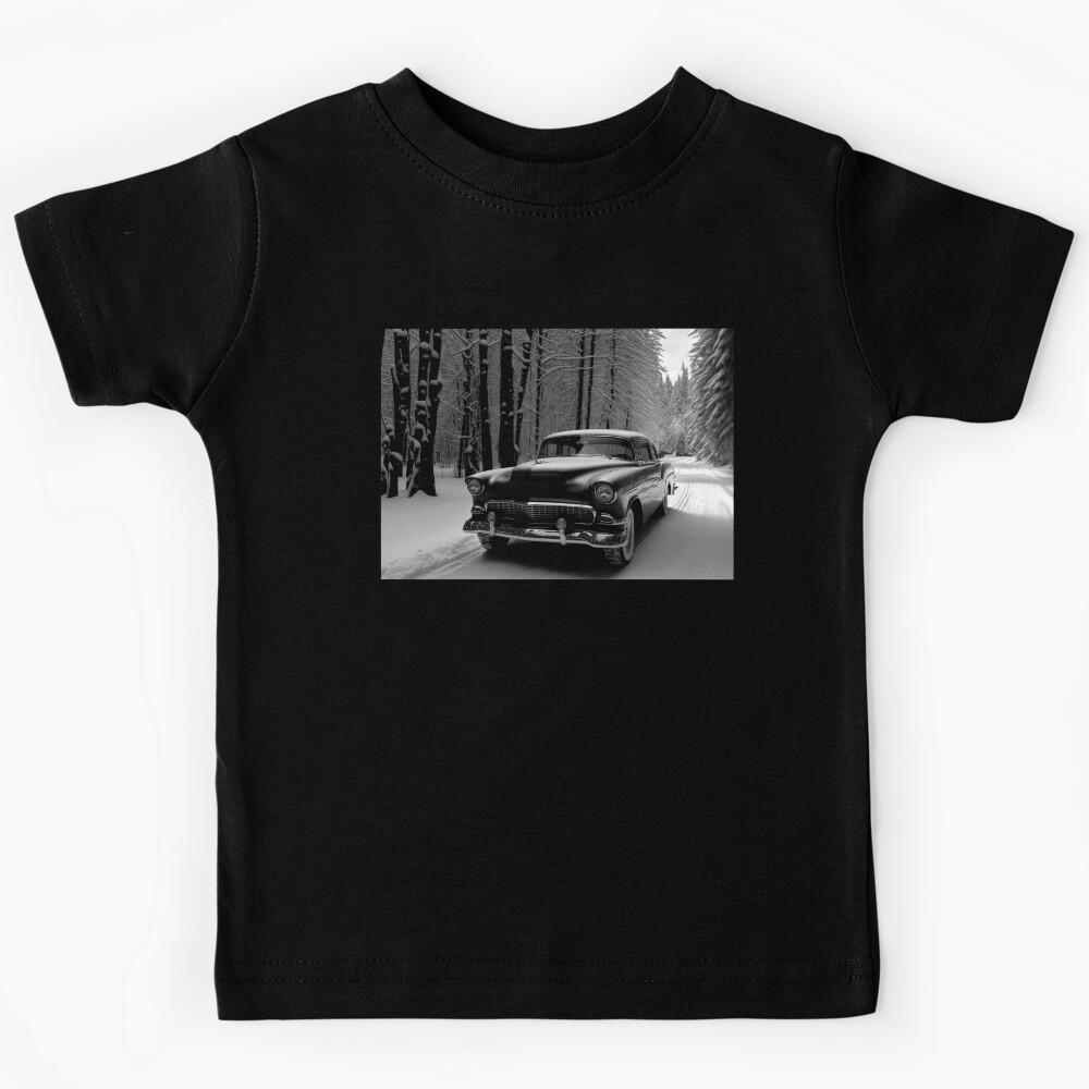 Winter Hot Rod: Snow and Steel #25, a perfect gift for all American Hot Rod fans Kids T-Shirt 130
