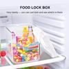 Box, Lockable Storage Phone Locker Organizer, Tabletop Password Lock,
