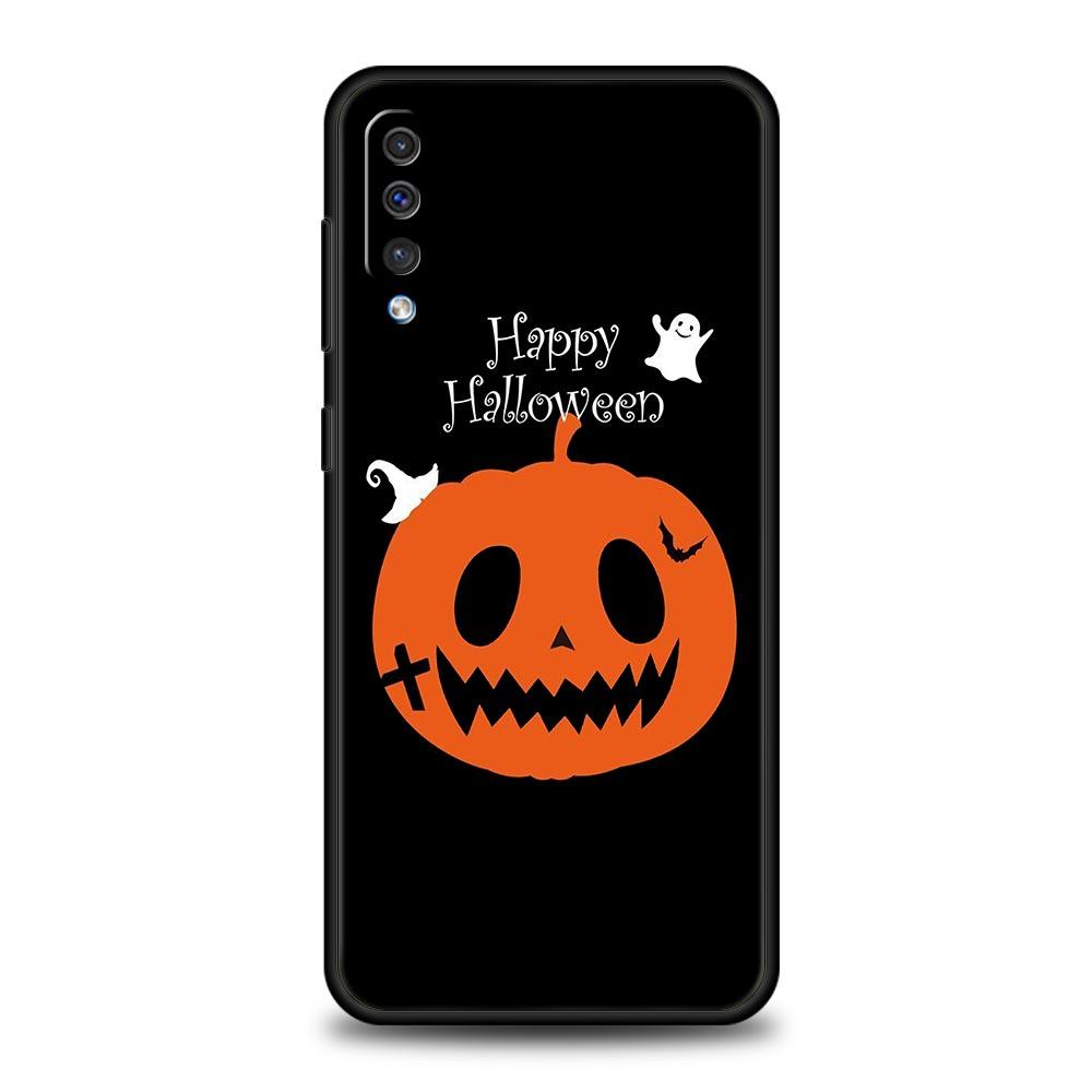 leaves fall fox pumpkin Halloween Case For Samsung A54 A52 A14 A50 A70 A30 A40 A20S A20E A02S A12 A22 A34 A42 A32 5G A04s Cover