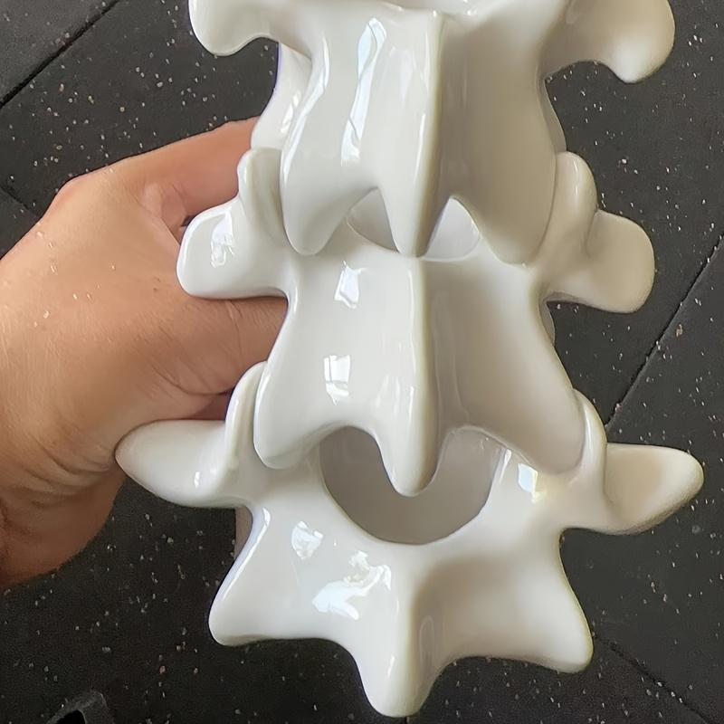 Tazza in Ceramica a Forma di Colonna Vertebrale Anatomica Tazza Scheletro Vertebre 3D Novità Regalo Medico per Dottore Infermiere Appassionati di Anatomia Vaso