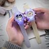 Stelladew Kids Quartz Watch Lightweight Glow Simple Design Unisex Wristwatch