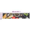 VidaXL Tapis de cuisine lavable impression vin dîner 60x300 cm velours 136554
