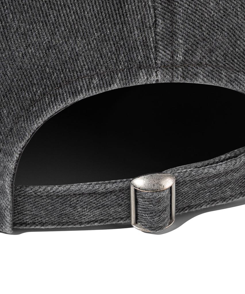 CGP Square Logo Washed Color Block Ball Cap_Charcoal