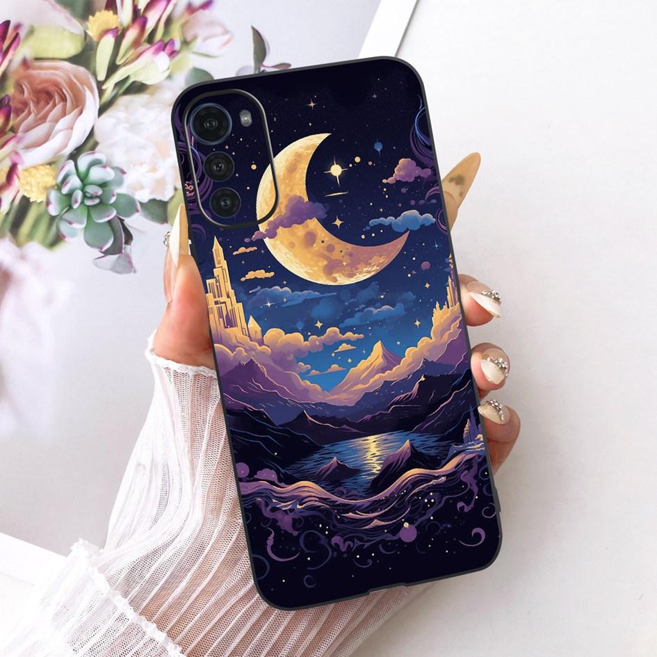 Silicone Case For Motorola Moto E32 E32s Cover Fashion Cartoon Dragon Painted Fundas Soft TPU Bumper For MotoE32 MotoE32s Casing