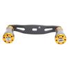 85MM Fishing Reel Handle Grip Carbon Metal Baitcasting Reel Left Right Crank ReplacementGun Gold