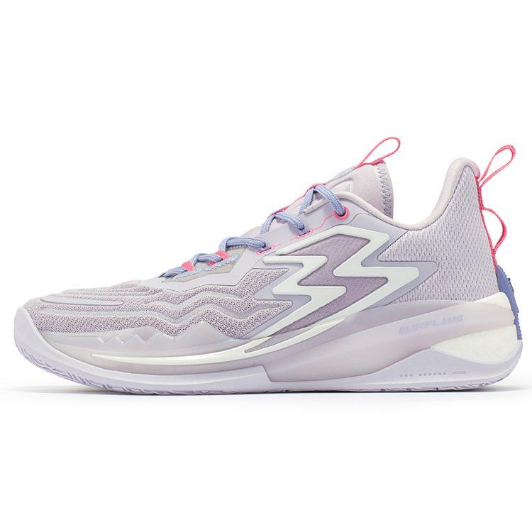 361 Big3 3.0 Pro Dinwiddie PE Abrasion Resistant Slip Resistant High top Basketball Shoes Men's Hyacinth Purple 672311102F-1