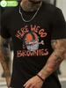 1pc Vintage Cleveland Graphic T-shirt for Men & Women - Ultra-Soft 100% Cotton Breathable Moisture-Wicking Crew Neck Tee