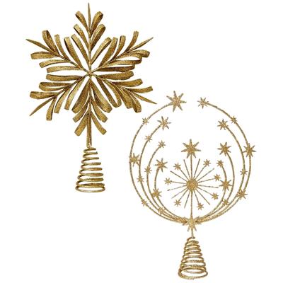 Strong Iron Tree Top Decoration Festal Five Point Star Ornament For Christmas Party Decorations