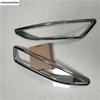 Car Front Rear Fog Lamp Light Frame Stickers Cover Trim For VW Volkswagen Touran 2016 -  ABS Chrome Accessories Exterior Kit