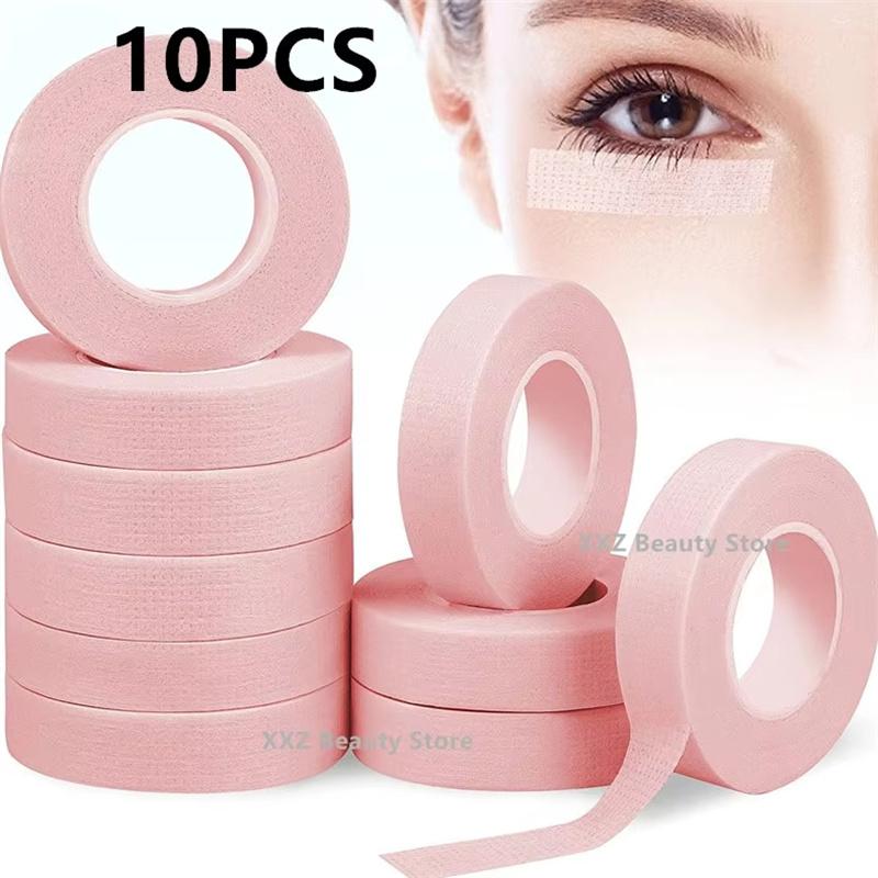 1/10PCS 1.25x9M Colorful Eyelash Extension Tape Under Eye Patches Micropore Tape Lashes Tape Sensitive Skin Using Wholesale