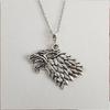 Men's Wolf Head Pendant Necklace - European American Personalized Animal Alloy Jewelry - Fierce Design