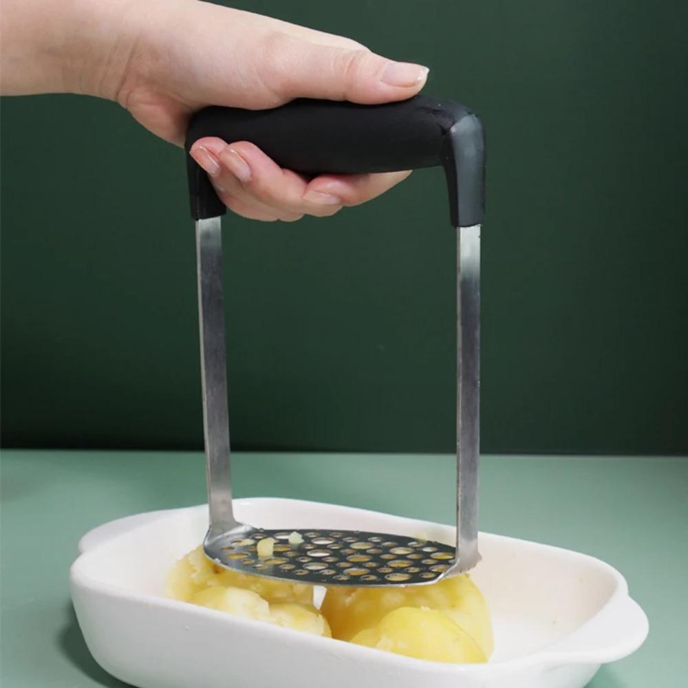 Non-slip Plastic Handle Potatoes Crusher Handheld Potatoes Presser Portable Potato Smasher Fruit