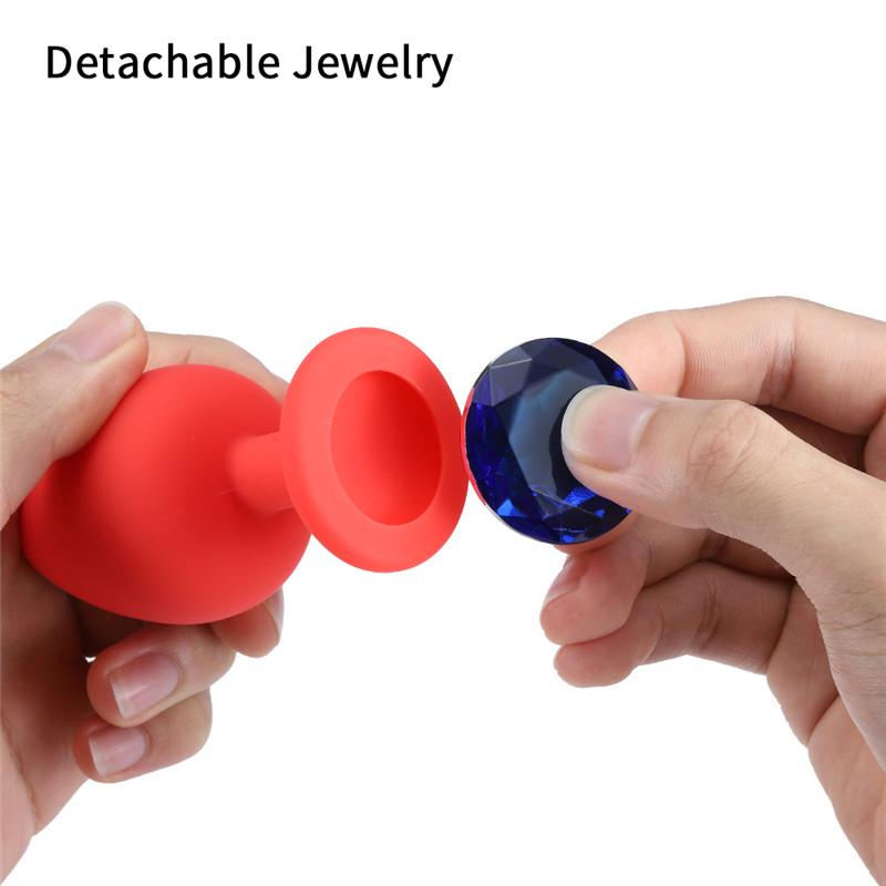 Silicone Butt Plug Anal Plug S M L Size for Beginner Adult Toys for Men Women Anal Trainer for Couples Gay
