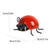 Garden Decoration Statue Cute Metal Ladybugs Outdoor Wall Sculpture Kindergarten Decoration with Small Insects Home Decor