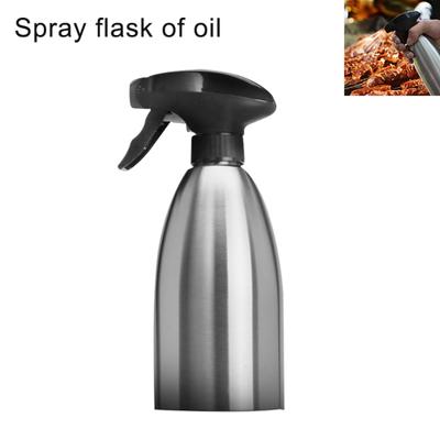 500ml Paslanmaz Sprey Şişesi Çelik Yağ Yakıt Barbekü Spreyleyici Mutfak Aleti