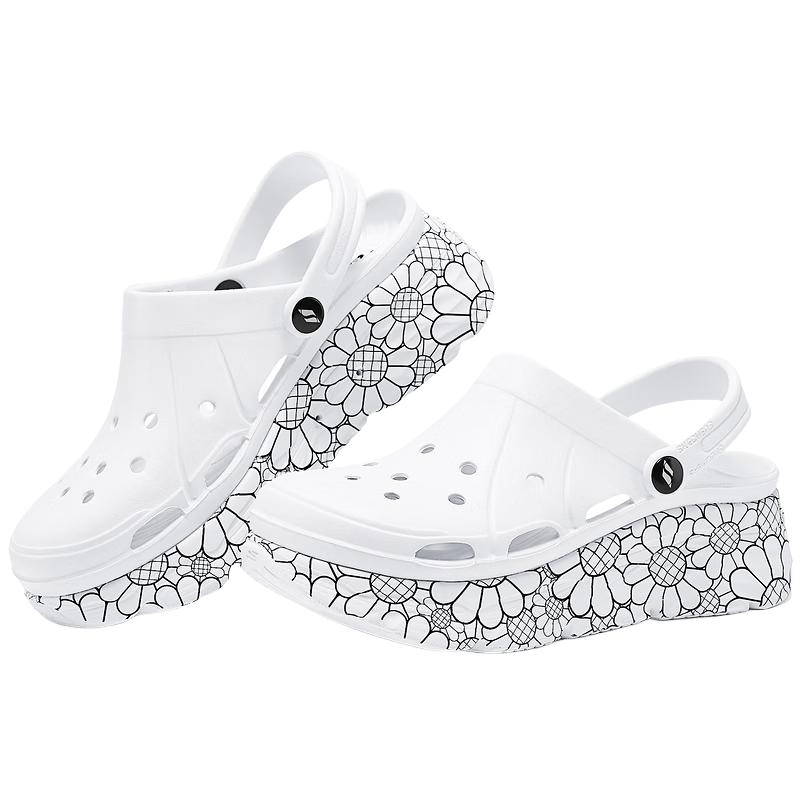 Skechers Women s Thick-Soled Clog Sandals 6