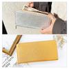 Trendy Yamagishi Genuine Leather Long Wallet with and Cowhide Card Coin Long Bronze Zip-Around Design, Women's Men's, Leather, Slots, Purse, Wallet,