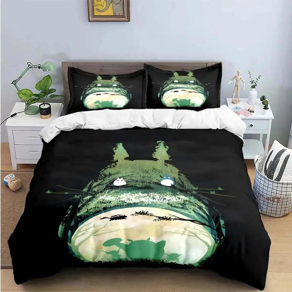 Chinese Chinchillas Cat Fashion Anime 3D Print Bedding Set Duvet Cover Comforter Bed Youth Kids Girl Boys Gift Home Textile